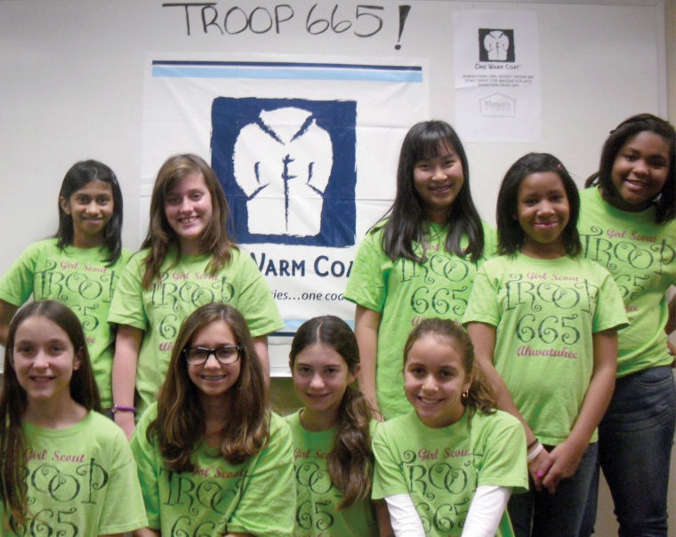 Ahwatukee Girl Scouts collect coats for Maggie's Place